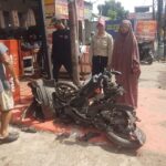 Mobil HRV Tabrak Empat Motor di Jalan Bangka Raya, Pengemudi Mengaku Mengantuk dan Siap Ganti Rugi