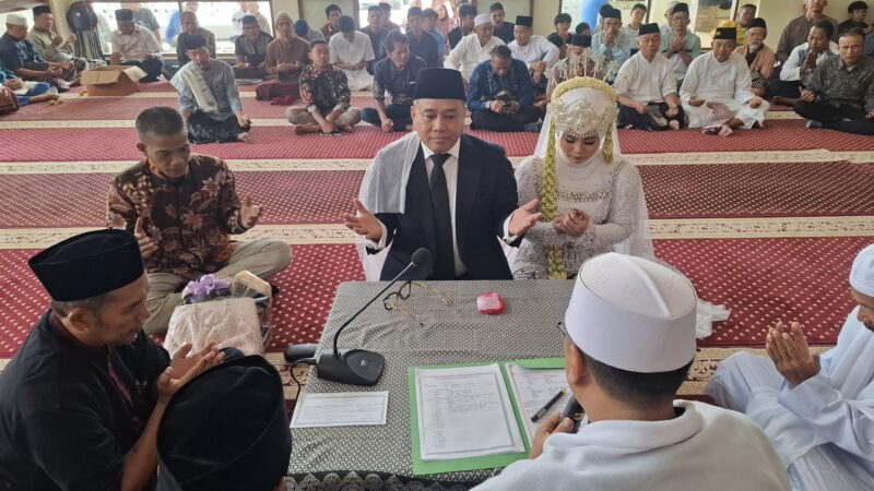 Yasin Hasan Bhayangkara, SH, Menikah di Jakarta : Khidmat, Tertib, dan Penuh Nuansa Religius